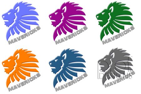 Team “Mavericks” logos