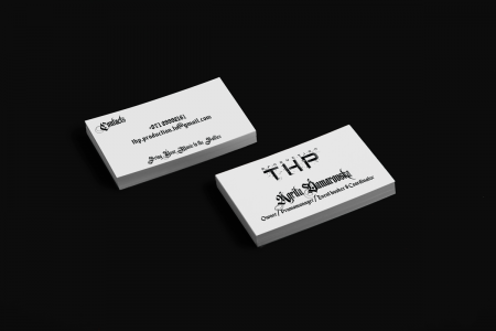 THP Production bussiness cards