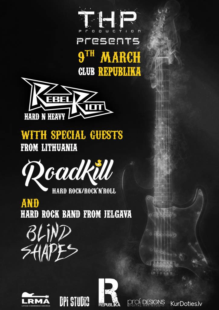 Hard Rock / Rock’n’roll party poster