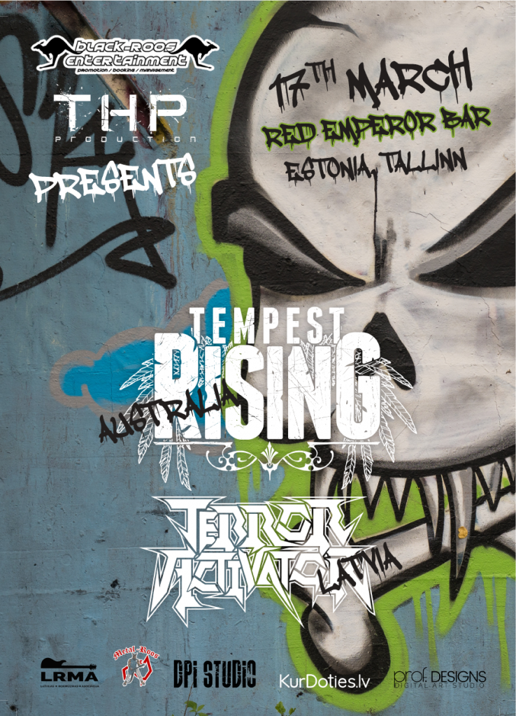 “Tempest Rising & Terror Activator” poster design