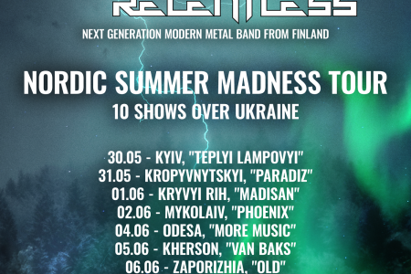 “Event Relentless” Ukraine tour poster