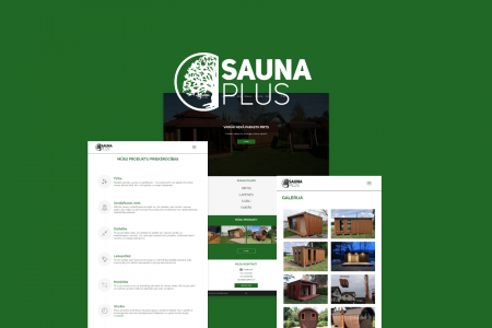 “Sauna Plus” website design & development